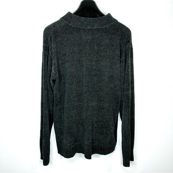 Knightsbridge Dark Grey Pullover Boyfriend Sweater Baggy Oversized Fit Large - Picture 3 of 8